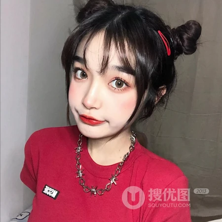 长发可爱的非主流妹子头像图片