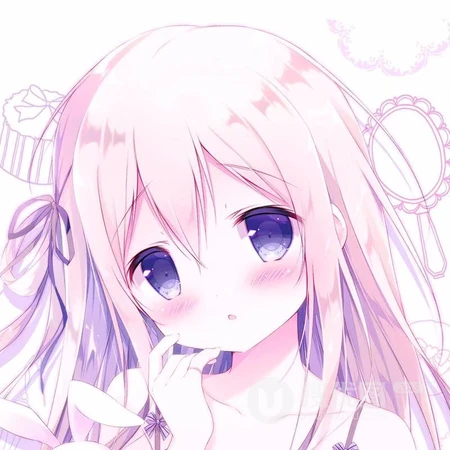 粉色小少女萌萌的表情包可爱头像图片