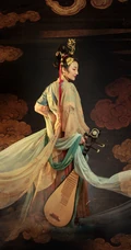 敦煌飞天风格超级唯美的手机壁纸图片