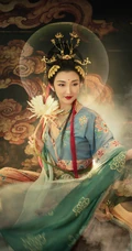 敦煌飞天风格超级唯美的手机壁纸图片