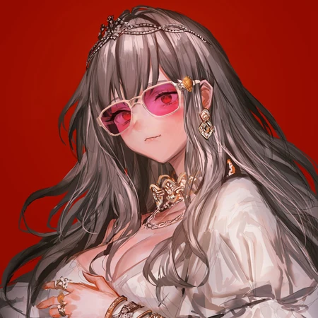 插画手绘的潮流女生头像，非常有性格的女生头像图片