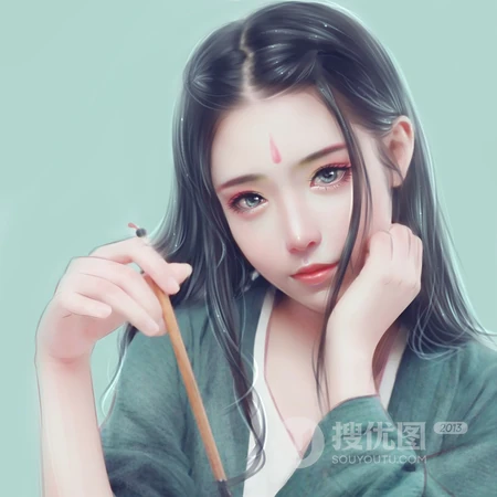 插画手绘的潮流女生头像，非常有性格的女生头像图片