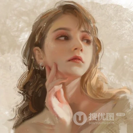 插画手绘的潮流女生头像，非常有性格的女生头像图片