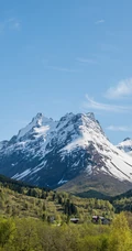 唯美雪山奇观山脉护眼2k手机壁纸