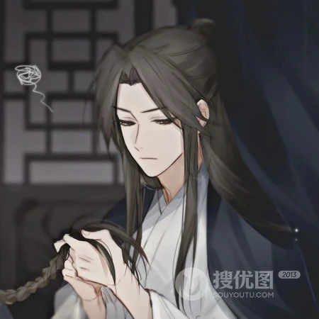 创意可爱的古代型男女生情侣头像免费下载