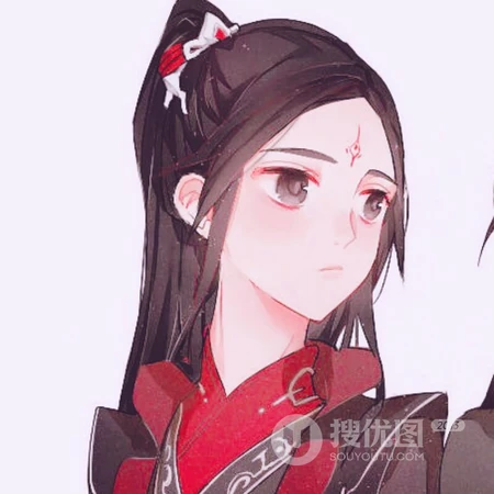 创意可爱的古代型男女生情侣头像免费下载