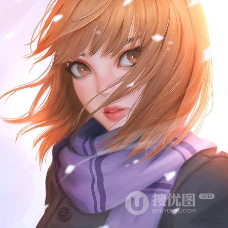 动漫女生个性头像，动漫手绘人物战斗天使阿丽塔头像图片
