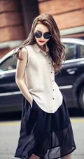 个性美女手机壁纸收执纸扇上书&ldquo;日本境内没醉过&rdquo;