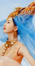 新疆美女明星佟丽娅绝美新疆传统服饰写真2K手机壁纸