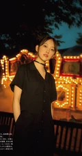 日本女艺人堀未央奈唯美户外游乐场游玩写真图集