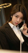 气质女生模特儿夏诗诗Sally变身办公室OL女郎写真图集