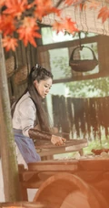 谭松韵《锦衣之下》个人剧照图片，谭松韵饰演的袁今夏唯美剧照