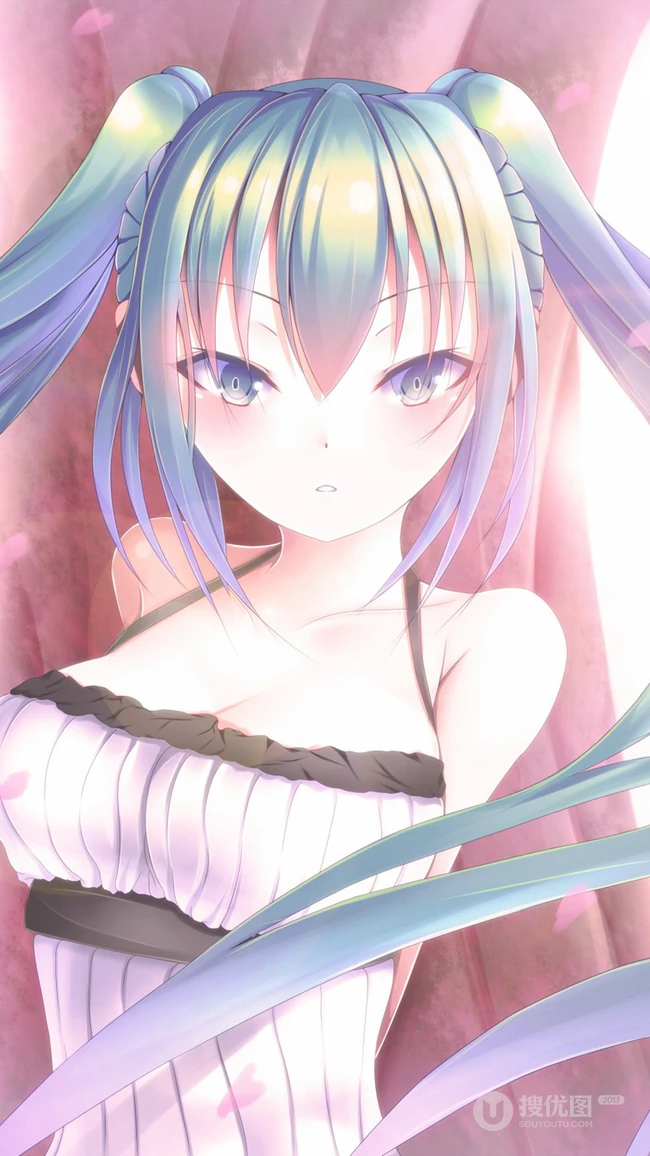 3D动漫虚拟人物初音未来个性手机背景图片高清