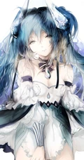 3D动漫虚拟人物初音未来个性手机背景图片高清