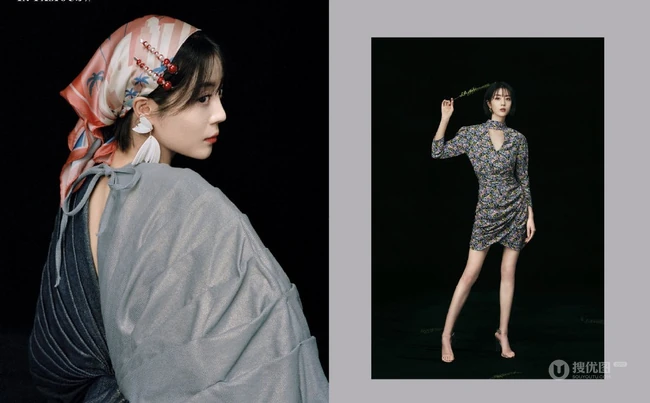 李溪芮《In_Famous视界》杂志写真图集，民族风穿着复古优雅