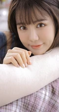 气质与纯美兼具，精选酒窝女生连体牛仔裤气质室内写真照