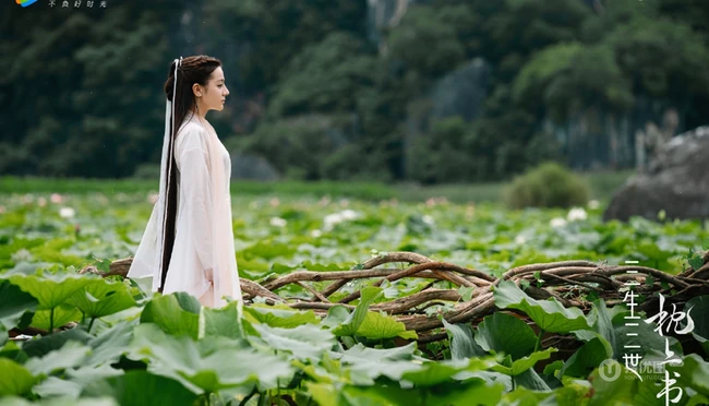 迪丽热巴古装仙气扮相剧照，《三生三世枕上书》迪丽热巴个人剧照图片