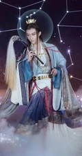 抖音最火敦煌女模特真的菜菜唯美南宋《天文图》碑文物COS鉴赏