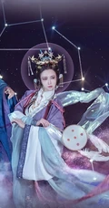 抖音最火敦煌女模特真的菜菜唯美南宋《天文图》碑文物COS鉴赏