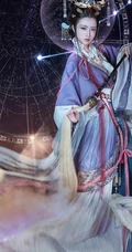 抖音最火敦煌女模特真的菜菜唯美南宋《天文图》碑文物COS鉴赏