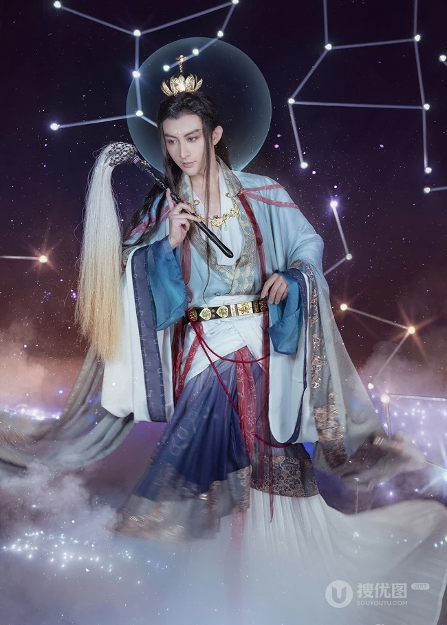 抖音最火敦煌女模特真的菜菜唯美南宋《天文图》碑文物COS鉴赏