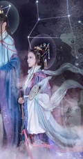 抖音最火敦煌女模特真的菜菜唯美南宋《天文图》碑文物COS鉴赏