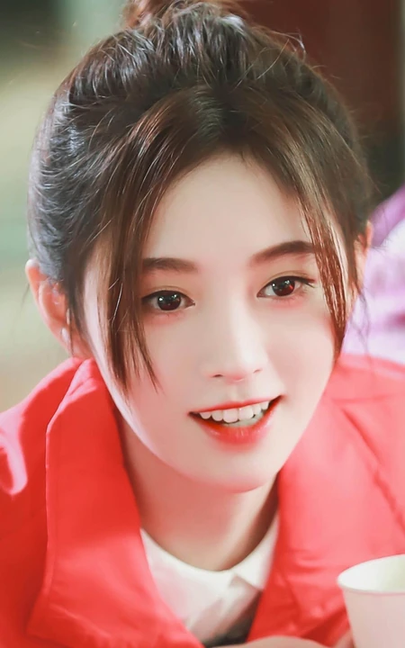 美女明星鞠婧祎魅力笑容专属精美手机桌面