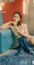 安悦溪妩媚图片，安悦溪复古胶片色气质妩媚杂志写真图片
