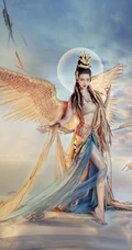 抖音红人&ldquo;真的菜菜&rdquo;国家宝藏系列唯美&ldquo;金翅鸟&rdquo;COS摄影手机壁纸三月推荐