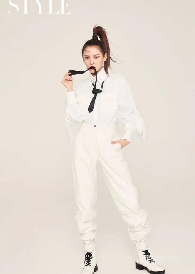 张予曦时尚酷美百变造型登《STYLE》杂志写真图片