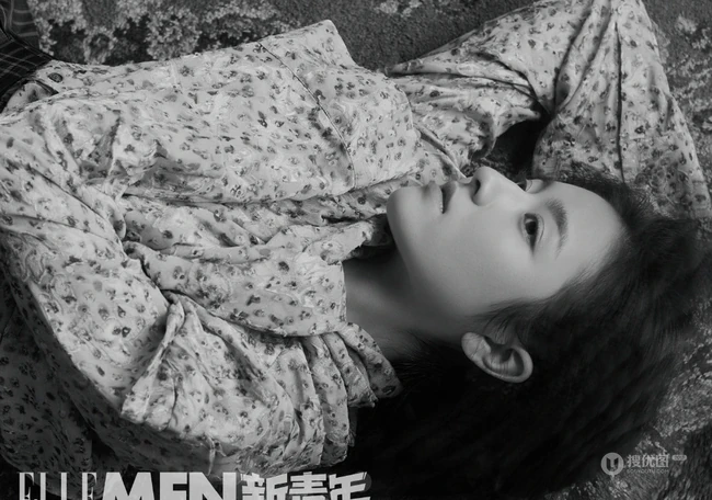 李兰迪柔美气质复古《ELLEMEN新青年》杂志写真大片