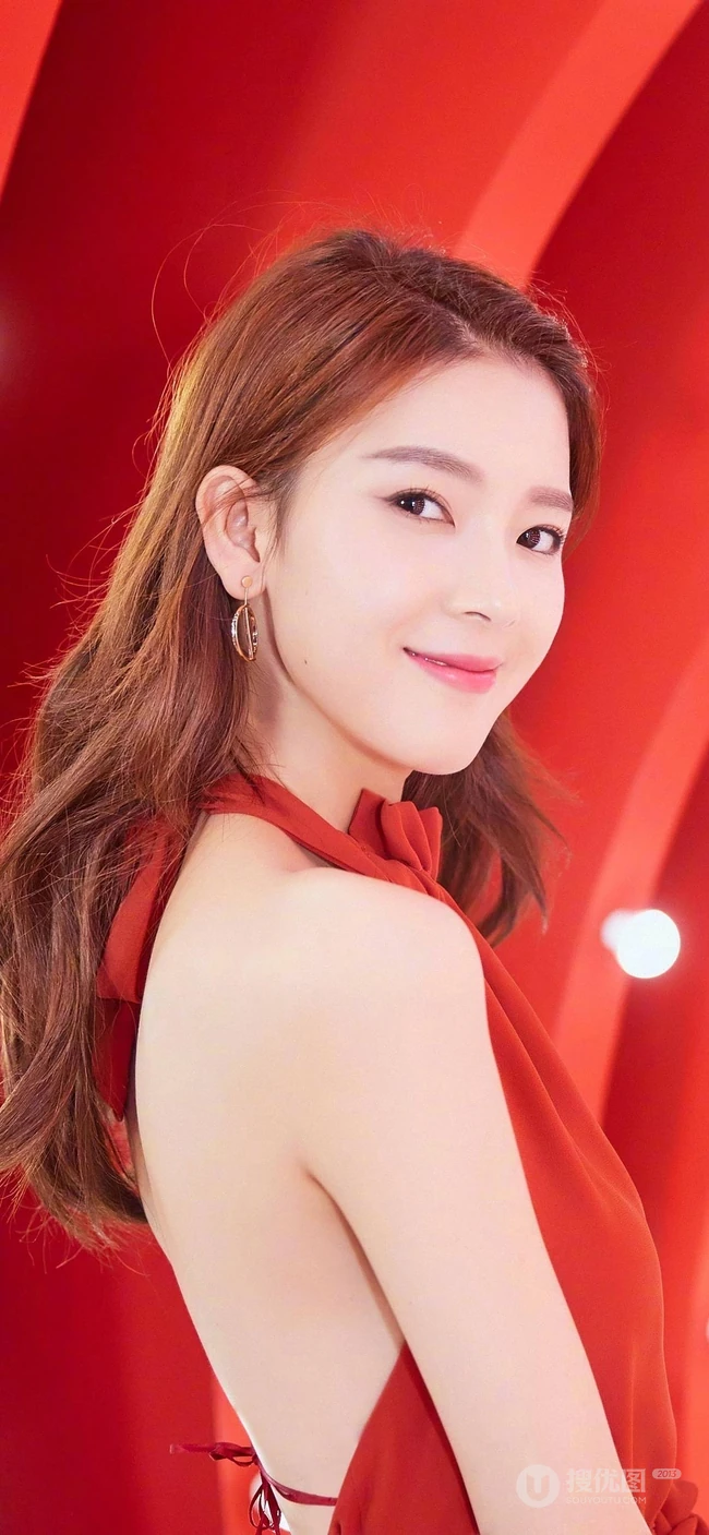 三月美女明星手机壁纸推荐-陈瑶2K屏手机背景