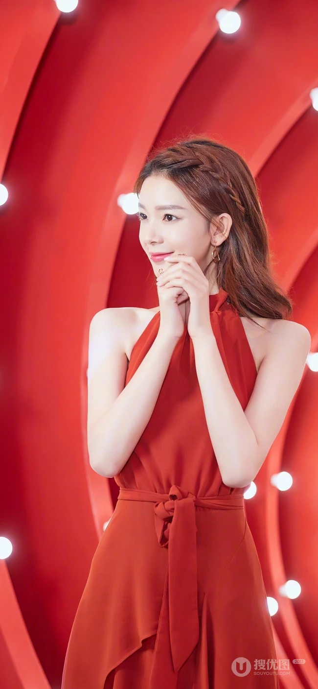 三月美女明星手机壁纸推荐-陈瑶2K屏手机背景