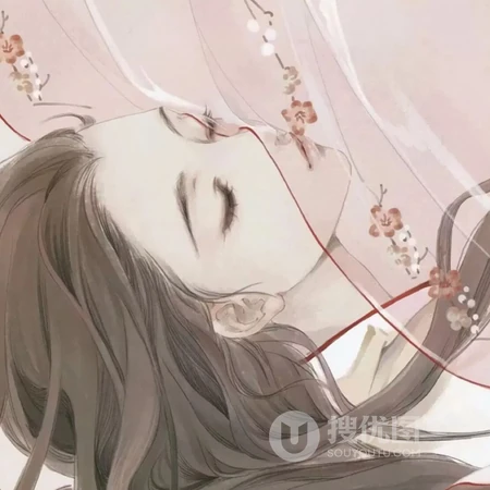 油墨风格古风女生个性头像图片