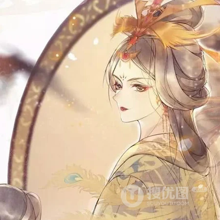 油墨风格古风女生个性头像图片