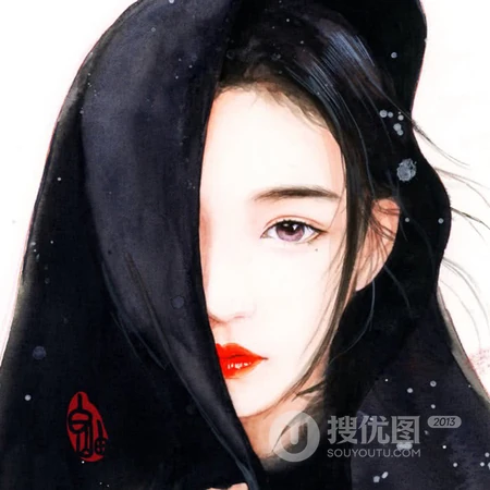 创意油墨古风系列头像三月推荐