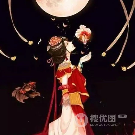 创意油墨古风系列头像三月推荐