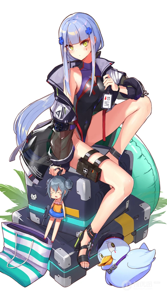 少女前线美少女人物高清2K手机壁纸