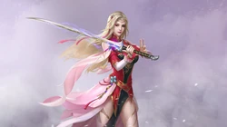 拿剑的古装女侠，古代女战士超高清电脑壁纸
