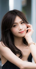长发性感大胸美女手机壁纸推荐