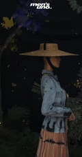 angelababy梦幻花园个性写真，化身丛林绿枝中捕捉生命的花匠