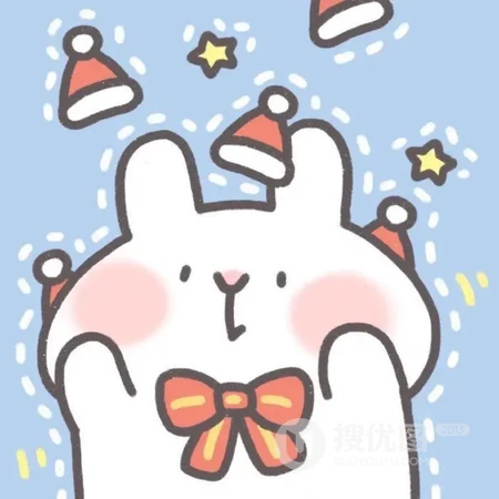 超萌超可爱的卡通粉红小兔子和小猪创意情侣头像一对
