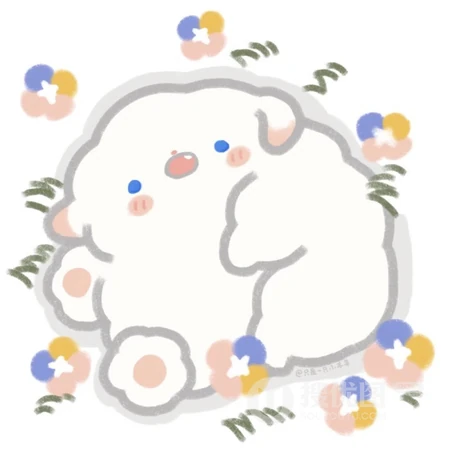 可爱卡通小鸭子情侣一人一半头像
