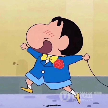 日漫人物蜡笔小新，叮当猫搞笑创意搞怪情侣一人一半头像