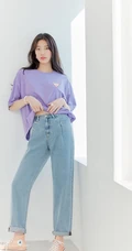 韩国气质女生裴秀智牛仔裤系列柔美动人写真图片