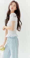 韩国气质女生裴秀智牛仔裤系列柔美动人写真图片