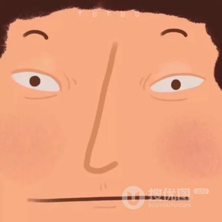 可爱的卡通圣诞男女情侣一人一半头像图片