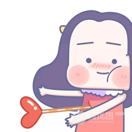 搞笑可爱的卡通小人男女生情侣创意头像一对