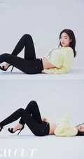 韩国气质女生Jennie紧身牛仔裤系列杂志写真图集
