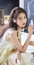 祝绪丹甜美图片，168高挑女生祝绪丹街拍时刻杂志写真图片